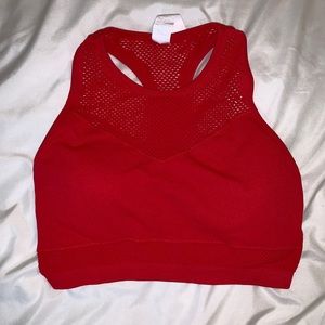 Red Fabletics Bra Size Large